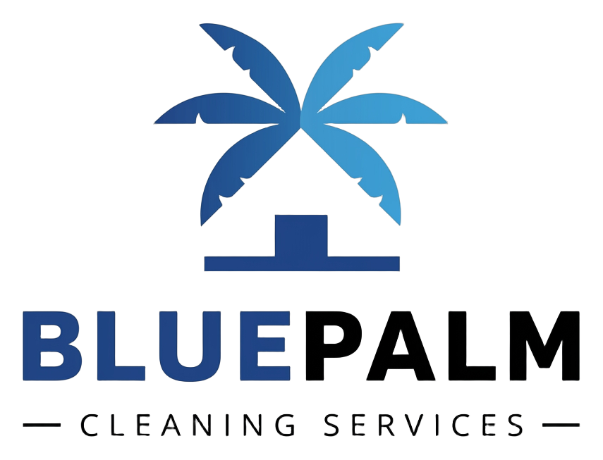 Logotipo da BluePalm Cleaning Services